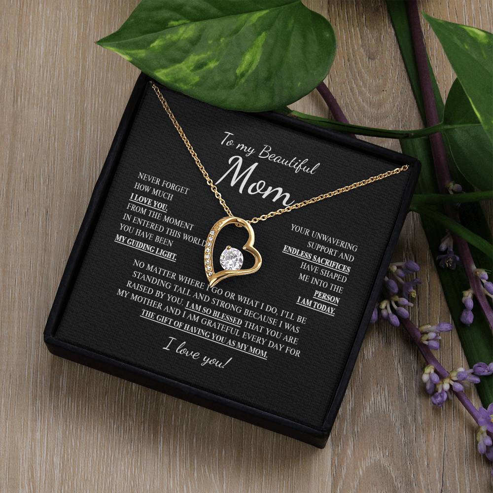 To My Mom 3 - Forever Love Necklace