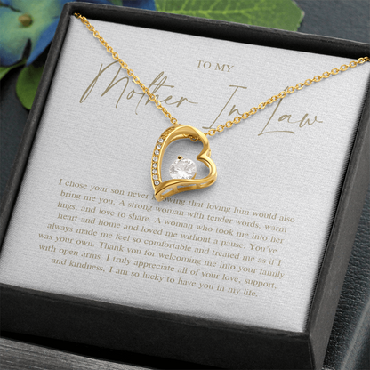 To My Mother In Law - Forever Love Necklace