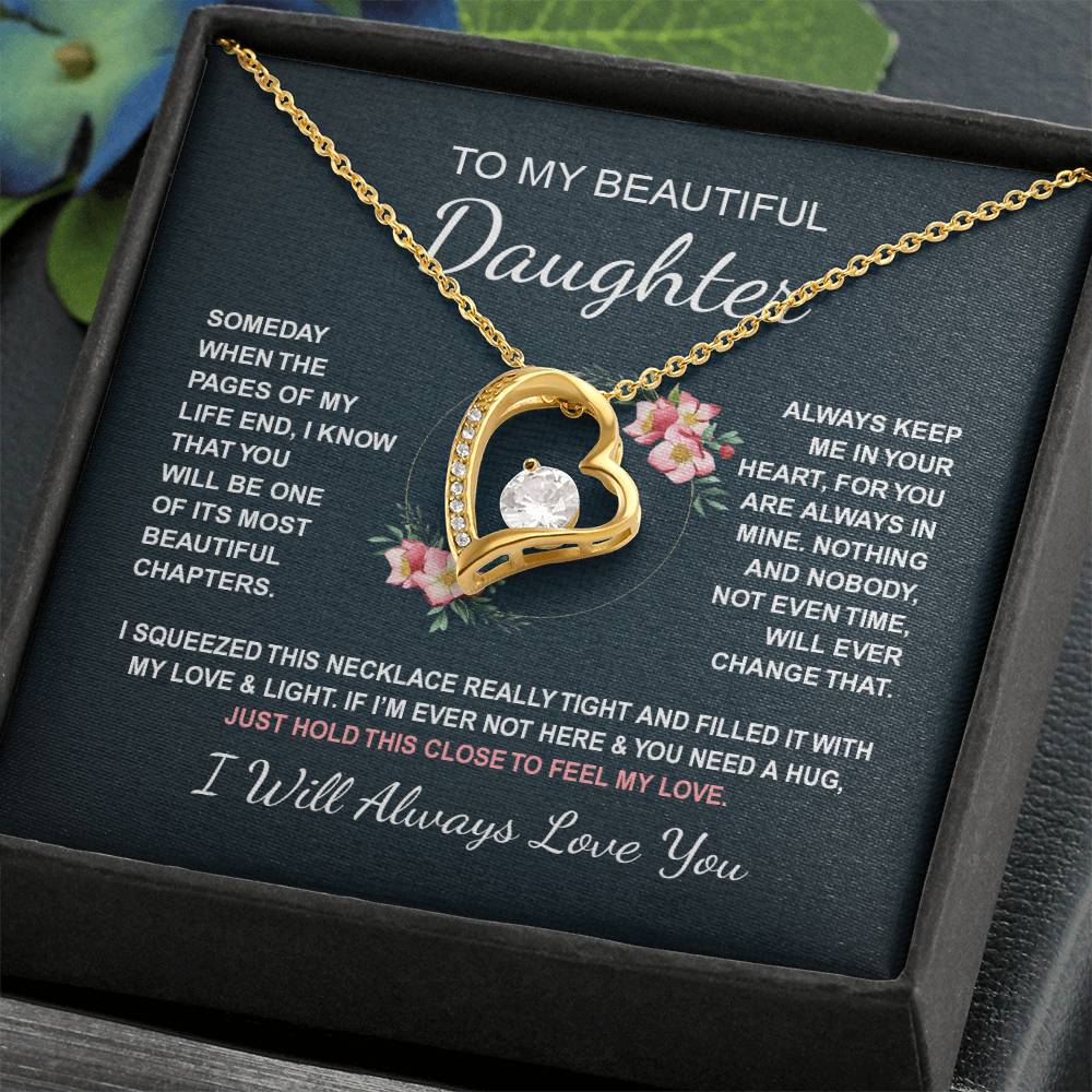 To My Daughter 4 - Forever Love Necklace