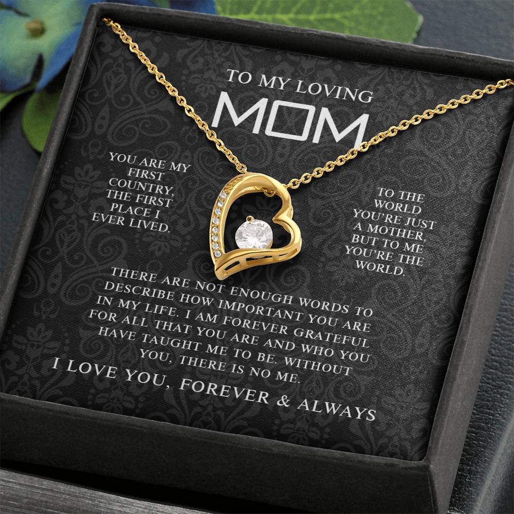 To My Mom 8 - Forever Love Necklace